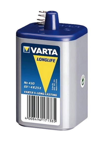 Varta blok batterij 6V
