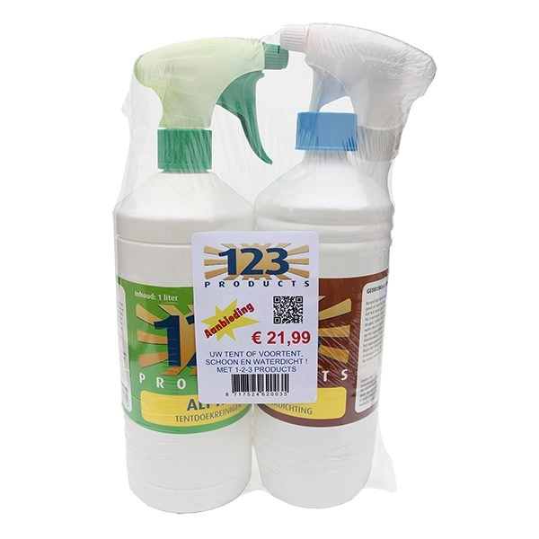 123 tentdoek reinigingspakket Alpha Dry