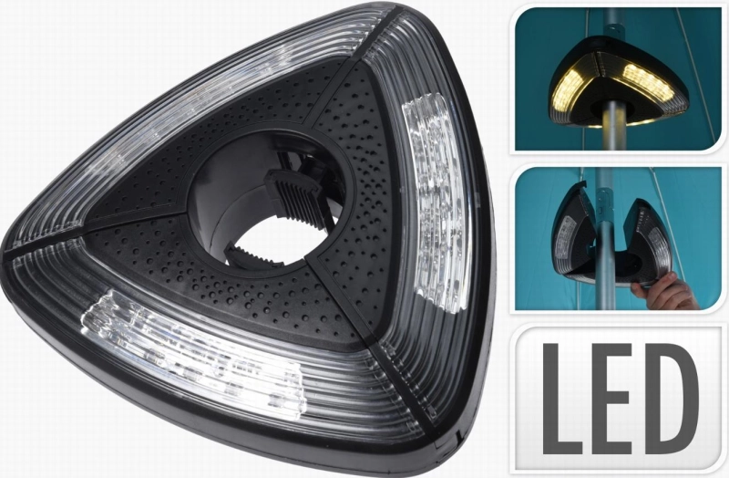 Parasolverlichting driehoek