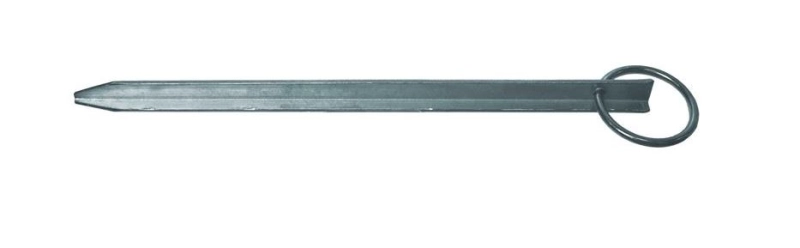 Campking Meerpen staal met ring 40 cm