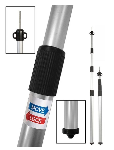 Bo-Camp Tarp-/Tentstok 80-230 cm