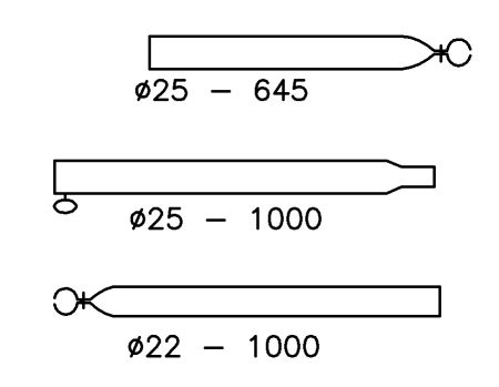 Campking Verandastang 25/22 mm