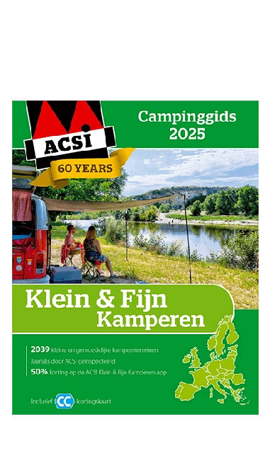ACSI Klein&Fijn Kamperen campinggids '25