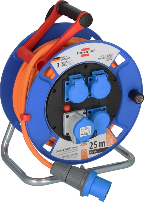 Brennenstuhl Camping haspel 25m IP44