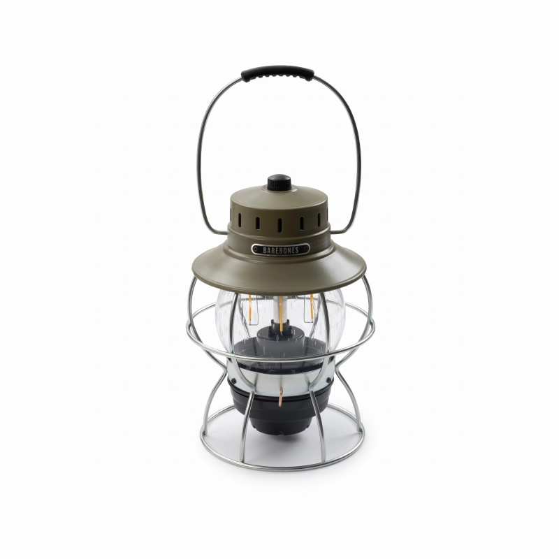 Barebones lantaarn Railroad Olive