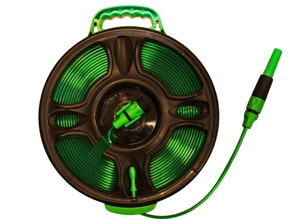 Slanghaspel met platte slang