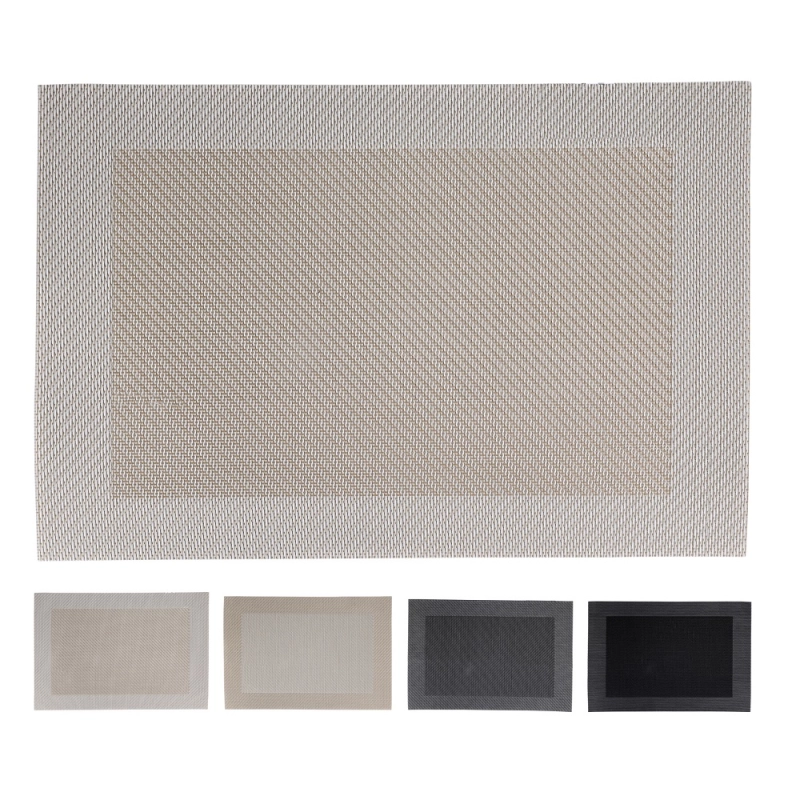 Placemat polyester 45x30cm 4AS