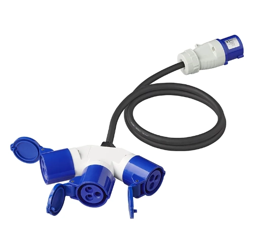 Pro-plus CEE 3-weg splitter 2,5 mm³
