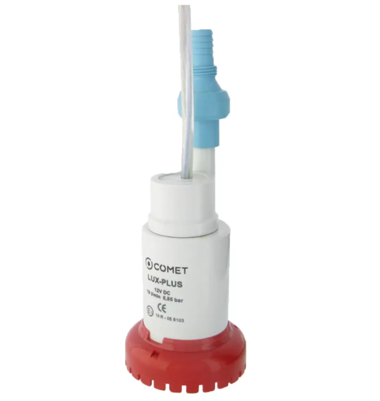 Comet Pomp 19L. Terugsl.vent. Ontl.12V